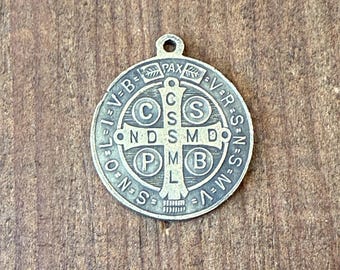 Benedictine Medal - Aged Brass Finish by the piece