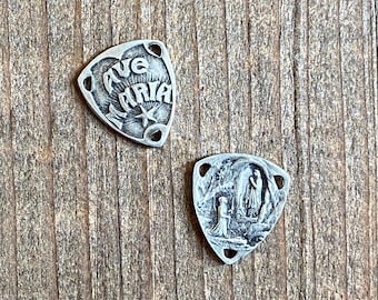 Vintage French Ave Maria Rosary Center in Silver, Lourdes