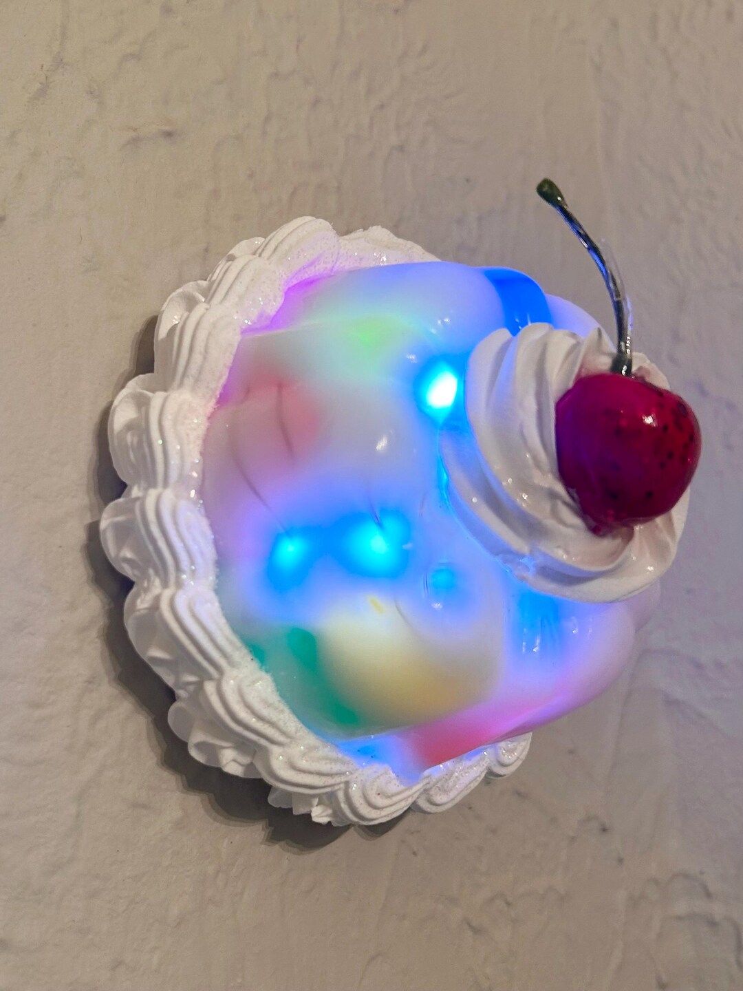 Jello Light Wall Mount Retro Jello Resin Light: Kitschy MCM Decor - Etsy