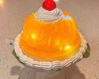1960’s Large Jello Light Kitschy Resin Retro Sputnik Dopamine Art Lamp
