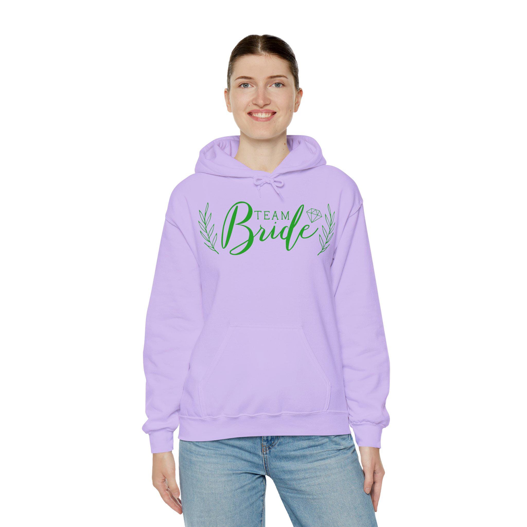 Team Bride Hoodie, Perfect for Bridal Party Gifts, Bachelorette Parties, Bridal Showers, Cozy Gifts