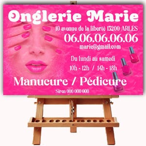 Origineel visitekaartje, nagelsalon, manicure, schoonheidsspecialiste, nagels, lak, schoonheidssalon, wimpers, aanpasbaar, afdrukbaar, QR-code indien nodig