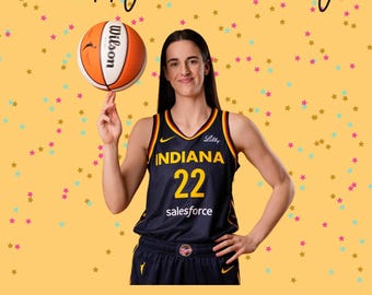 Caitlin Clark Birthday Card, Happy Birthday Miss Big Shot, Printable Card, WNBA Card, Caitlin Clark, Fever Birthday Card