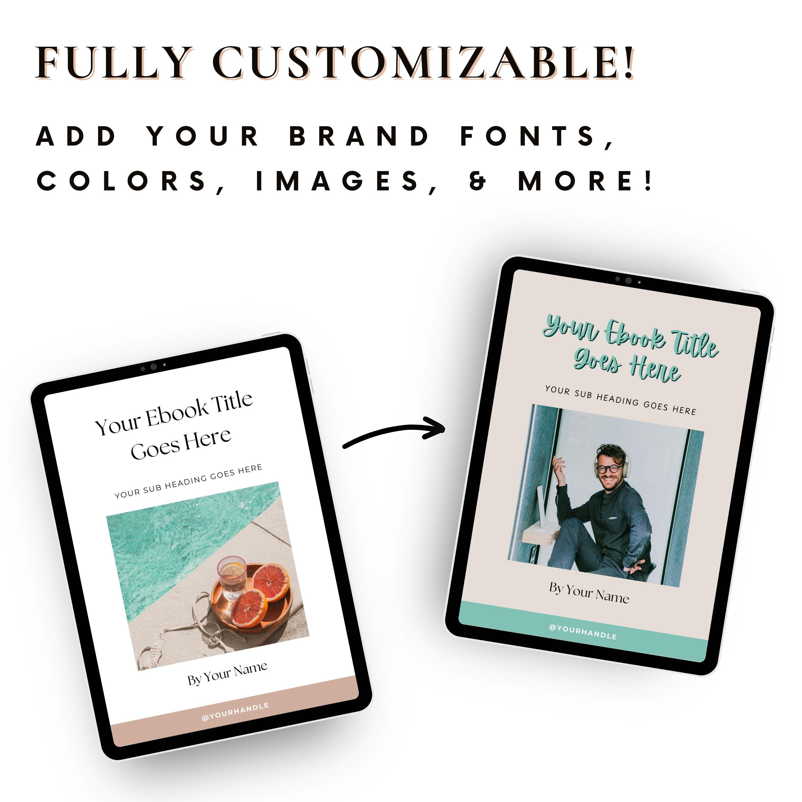 Modèle d'ebook de voyage de 60 pages Canva, modèle d'ebook modifiable ...
