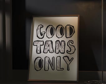 Sun in a Gun Spray Tan Poster Minimal Tanning Artist Print Esthetician Decor Beauty Studio Wall Art Salon Sign Multi Size Download
