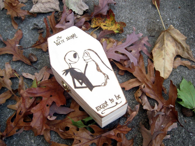 nightmare before christmas coffin box
