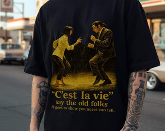 Pulp Fiction Tee: Jack Rabbit Slim's Dancing Contest Cotton Shirt