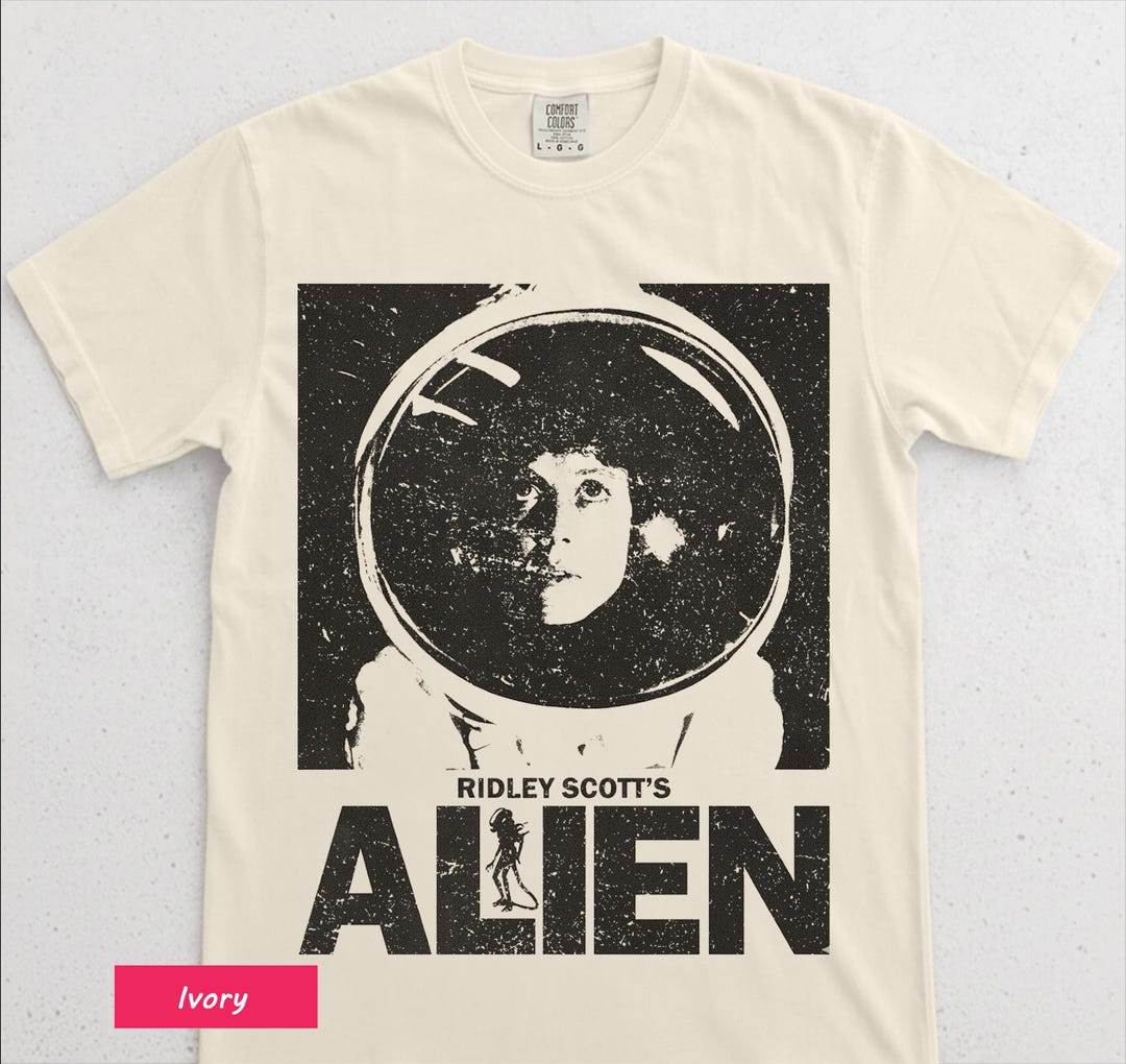 Alien 1979 Movie T-shirt: Retro Sci-fi Comfort Colors Tee - Etsy