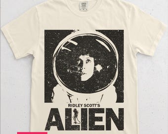 Alien 1979 Movie T-Shirt: Retro Sci-Fi Comfort Colors Tee
