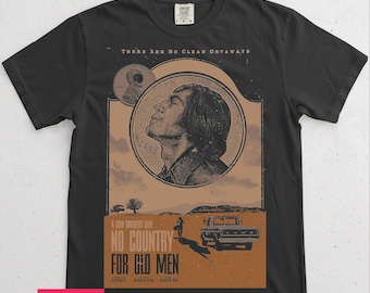 Vintage No Country for Old Men Comfort Colors Tee, Anton Chigurh Movie T-Shirt