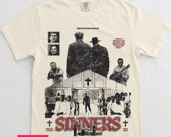 Koszulka inspirowana współczesnymi wampirami i mrocznym horrorem | Koszulka streetwearowa z grafiką kinową | Koszulka w stylu vintage z motywem filmowym