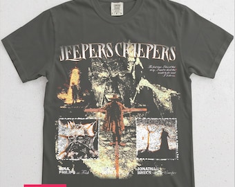 Vintage Jeepers Creepers Horror Movie T-Shirt | Comfort Colors Graphic Tee