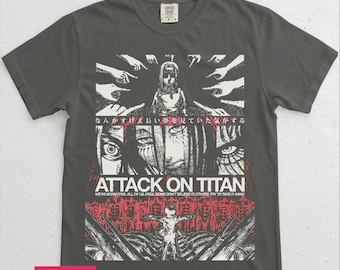 Colossal Titan illustration T-shirt | Attack on Titan graphic