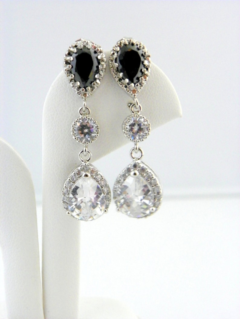 Old Hollywood Wedding Jewelry Bridal Statement Earrings Etsy