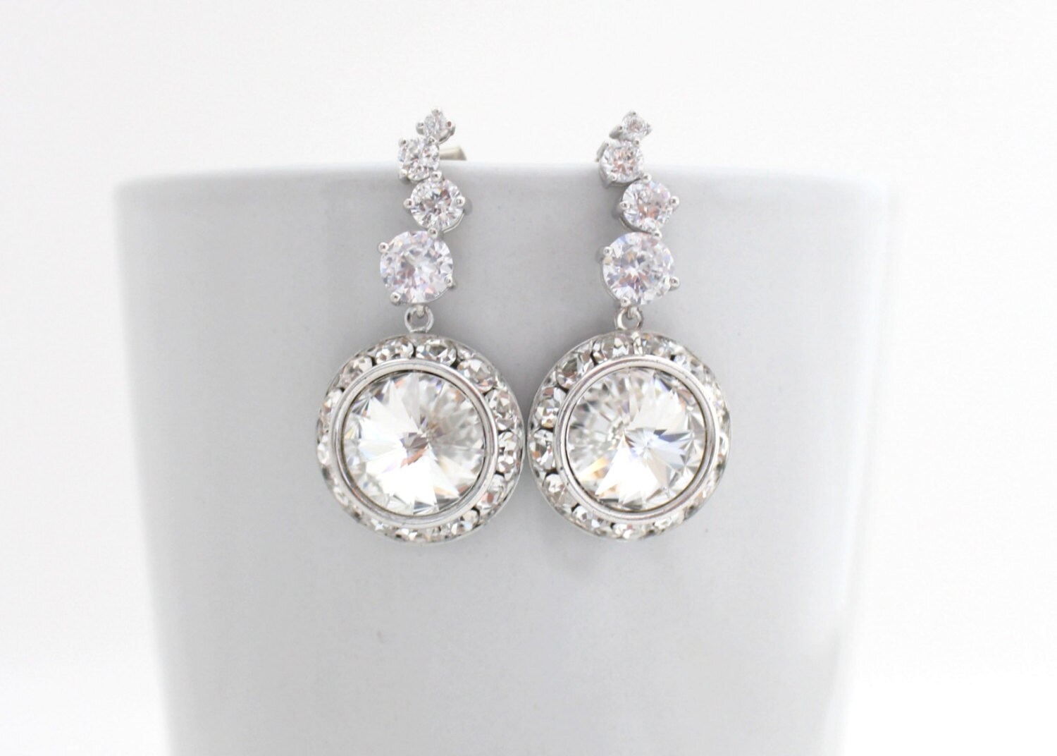 Honey Bee Statement Wedding Party Earrings