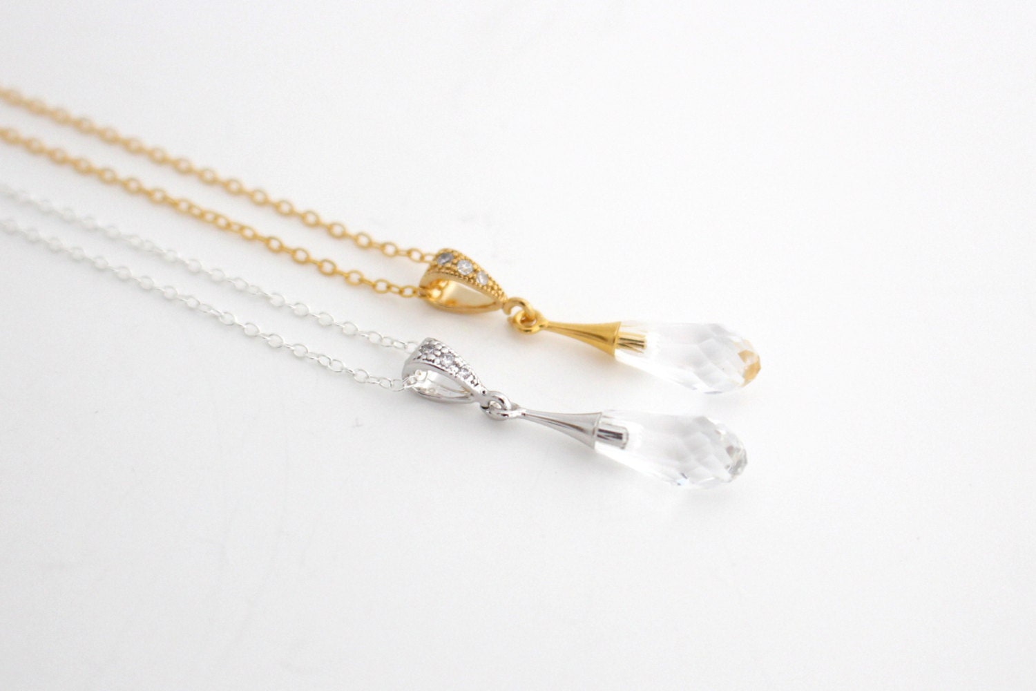 jewelry - berserk - gold silver plated teardrop loops