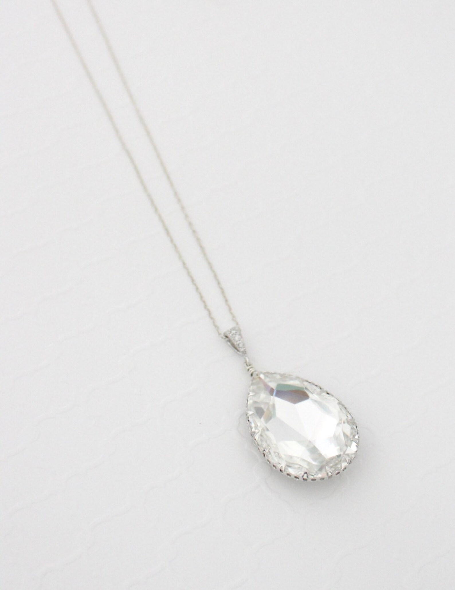 Large Teardrop Necklace