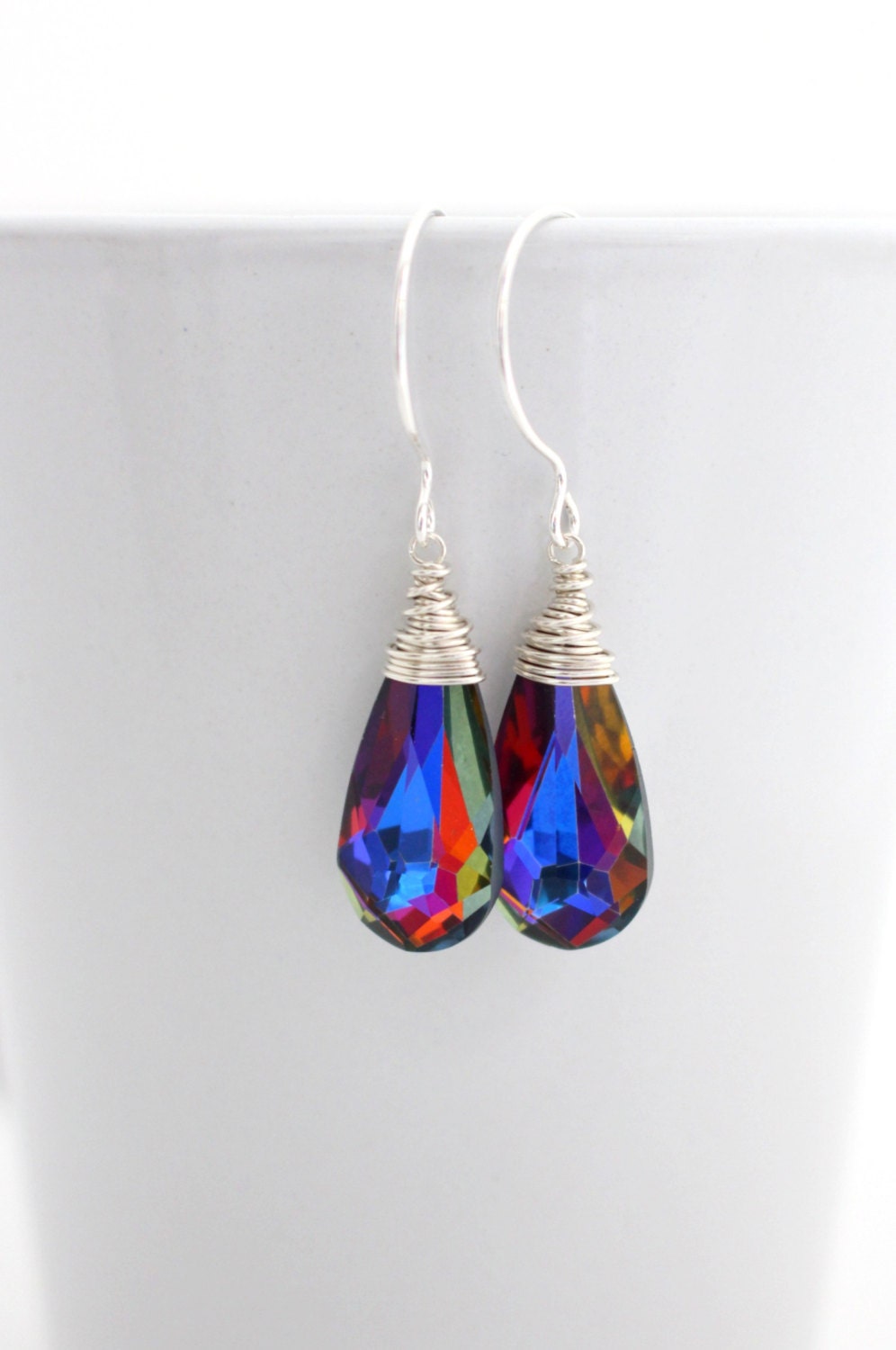 Swarovski on sale volcano earrings