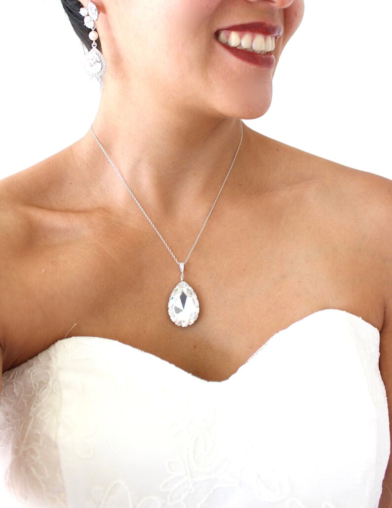 Large Teardrop Necklace main image 1