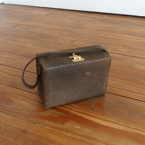 Vintage 1940s Bag - 40s Box Bag - The Felicity