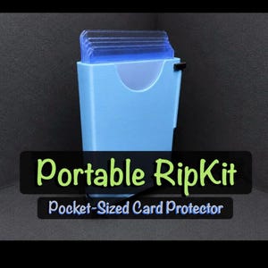 RipKit portátil, estuche para cartas impreso en 3D, soporte para cargador superior, almacenamiento para TCG