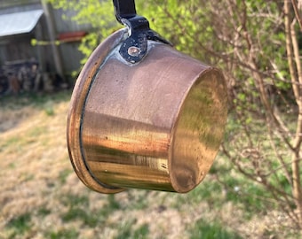 Large Vintage Copper Brass Ladle
