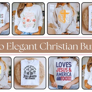 Boho Christian SVG Bundle: Scripture Shirt Designs (Digital Download