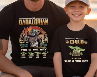 The Dadalorian And The Child Shirt, StarWars Dad, First Father’s Day, Dad And Baby Matching Shirts, Matching Shirt Father And Son