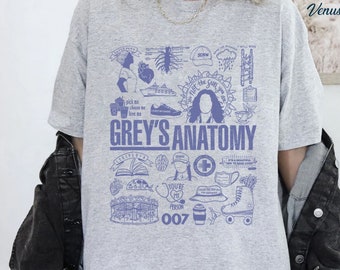 Grey's Anatomy Shirt, Grey Sloan Memorial Hospital Sweatshirt, G. Anatomy Sweater, Grey's Anatomy Sweatshirt, G. Anatomy Merch, Doctor Gift