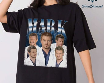 Mark Sloan Shirt | Mark Sloan Bootleg Shirt | Grey's Anatomy Shirt | Vintage Mark Sloan Shirt | Mark Sloan Homage Shirt