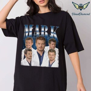 Mark Sloan Shirt | Mark Sloan Bootleg Shirt | Grey's Anatomy Shirt | Vintage Mark Sloan Shirt | Mark Sloan Homage Shirt image 1