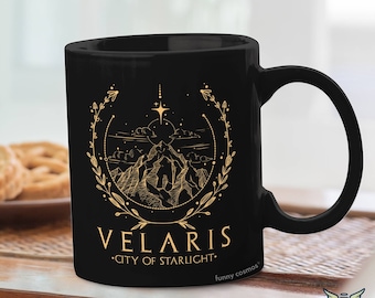 Velaris Bookworm Gift, The Night Court, SJM Merch, City of Starlight Coffee Mug, Spill The Tea Mug