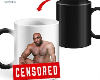 Funny Mug | Barry Wood Sitting On Bed Meme Funny Mug | Barry Wood Funny Novelty Heat Changing Mug | Office Joke