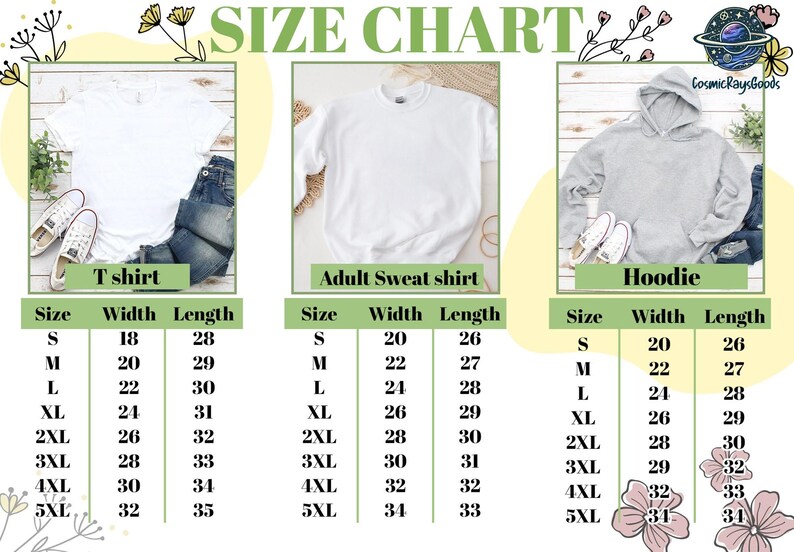 the size chart for a women's hoodie