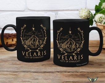 Acotar Velaris Bookworm Gift, The Night Court, SJM Merch, City of Starlight Coffee Mug, Spill The Tea Mug