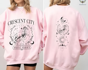 Crescent City Postal Service, House of Earth and Blood, Crescent city otter, Sarah J Maas, Crescent City shirt, SJM sweatshirt, Lunathion