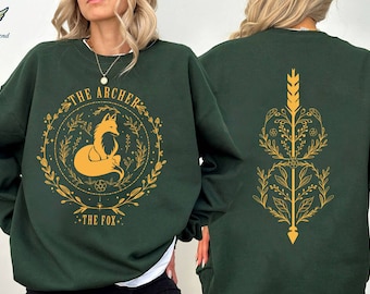 Once Upon A Broken Heart Sweatshirt | The Archer And The Fox Shirt | Stephanie Garber | OUABH Merch | Evangeline And Jacks | Bookish Apparel