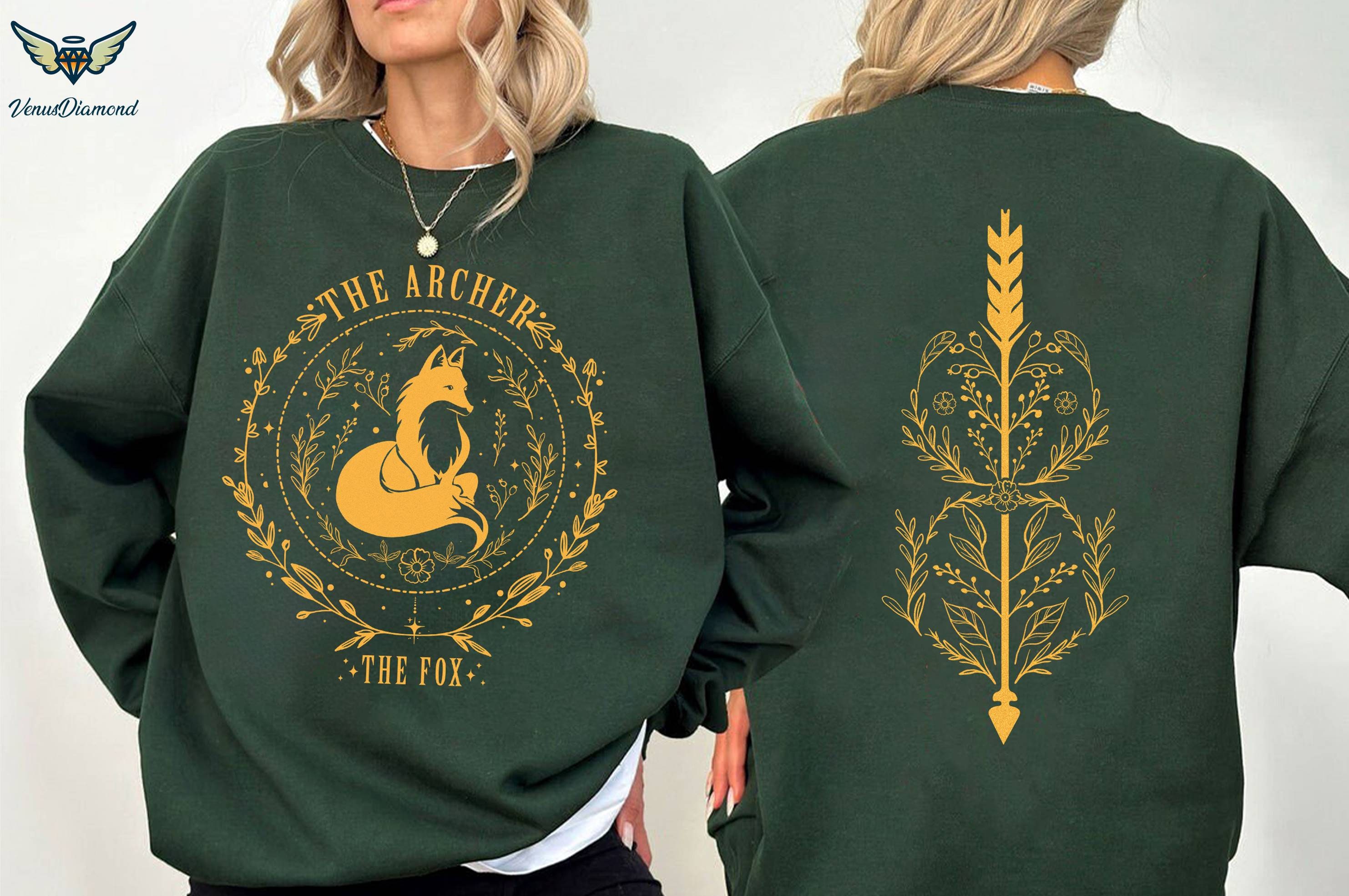 Once Upon A Broken Heart Sweatshirt the Archer and the Fox Shirt Stephanie Garber OUABH Merch Evangeline and Jacks Bookish Apparel Etsy