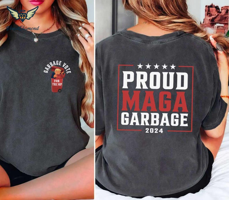 GARBAGE VOTE Trump Shirt, Deplorable Garbage Trump 2024 Political Shirt