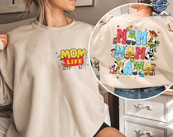 Toy Story Mom Life Shirt, Toy Story Shirt, Retro Mama Shirt, Disneyland Mom Shirt, Mothers Day Shirt, Gift for Her, Mothers Day Gift