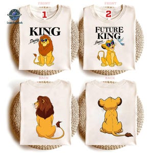 Lion King Fathers Day T-shirt, Mufasa and Simba Shirts, Father and Son Matching Outifts, Daddy and Me Shirt, New Dad Gift