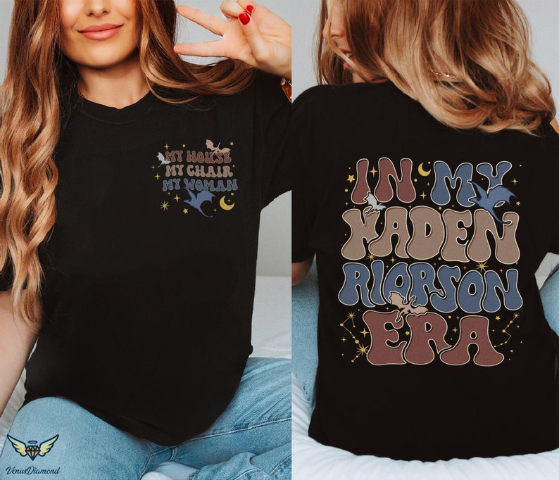 In My Xaden Riorson Era Sweatshirt, Fourth Wing Xaden Riorson Shirt, Riorson House, Fourth Wing Basgiath War College, Rebecca Yarros image 1