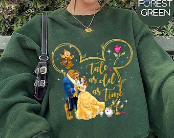 Beauty And The Beast Shirt, Tala As Old As Time Shirt, Princess Belle Shirt, Vintage Disneyland Shirt, Family Vacation Shirt, Birthday Shirt