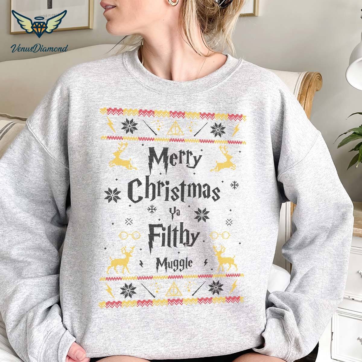 Discover Merry Christmas Ya Filthy Sweatshirt, Christmas Sweatshirt
