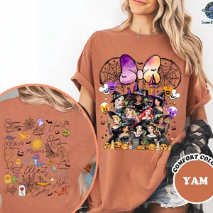 Princess Castle Halloween Shirt, Disneyland Spooky Season Shirt, Cinderella Belle Snow White Ariel Halloween Shirt, Halloween Women Shirt