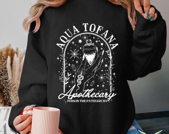 Camiseta Aqua Tofana, Camiseta Aqua Tofana Apothecary, Camiseta Poison The Patriarchy, Camiseta Derechos de las Mujeres, Camiseta Pro Elección, Camiseta Derechos Reproductivos