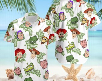 Toy Story Hawaiian Shirt, Family Summer Vacation Matching Outfits, Disneyland Vacation Trip Shirt, Toy Story Woody Buzz Jessie