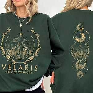 Velaris Sweatshirt, The Night Court Hoodie, Night Court Symbol Sweatshirt, A Court Of Thorns And Roses Court, Acotar Sweatshirt