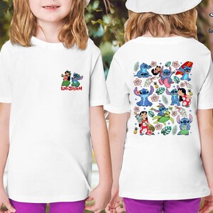 Camiseta Aloha de Lilo y Stitch, Camiseta linda de Stitch, Camiseta de Lilo y Stitch de Disneyland, Lilo y Stitch, Camisetas de Stitch, Camisetas de Lilo y Stitch imagen 2