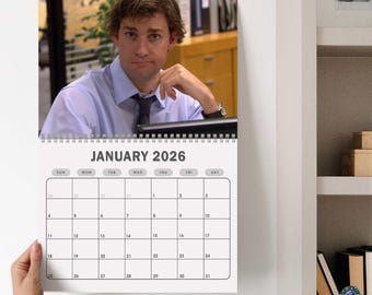 2026 The Office Wall Calendar | The Office US Wall Calendar 2026 | Michael Scoot | 2026 Calendar | TV Show Calendar | Dwight Schute